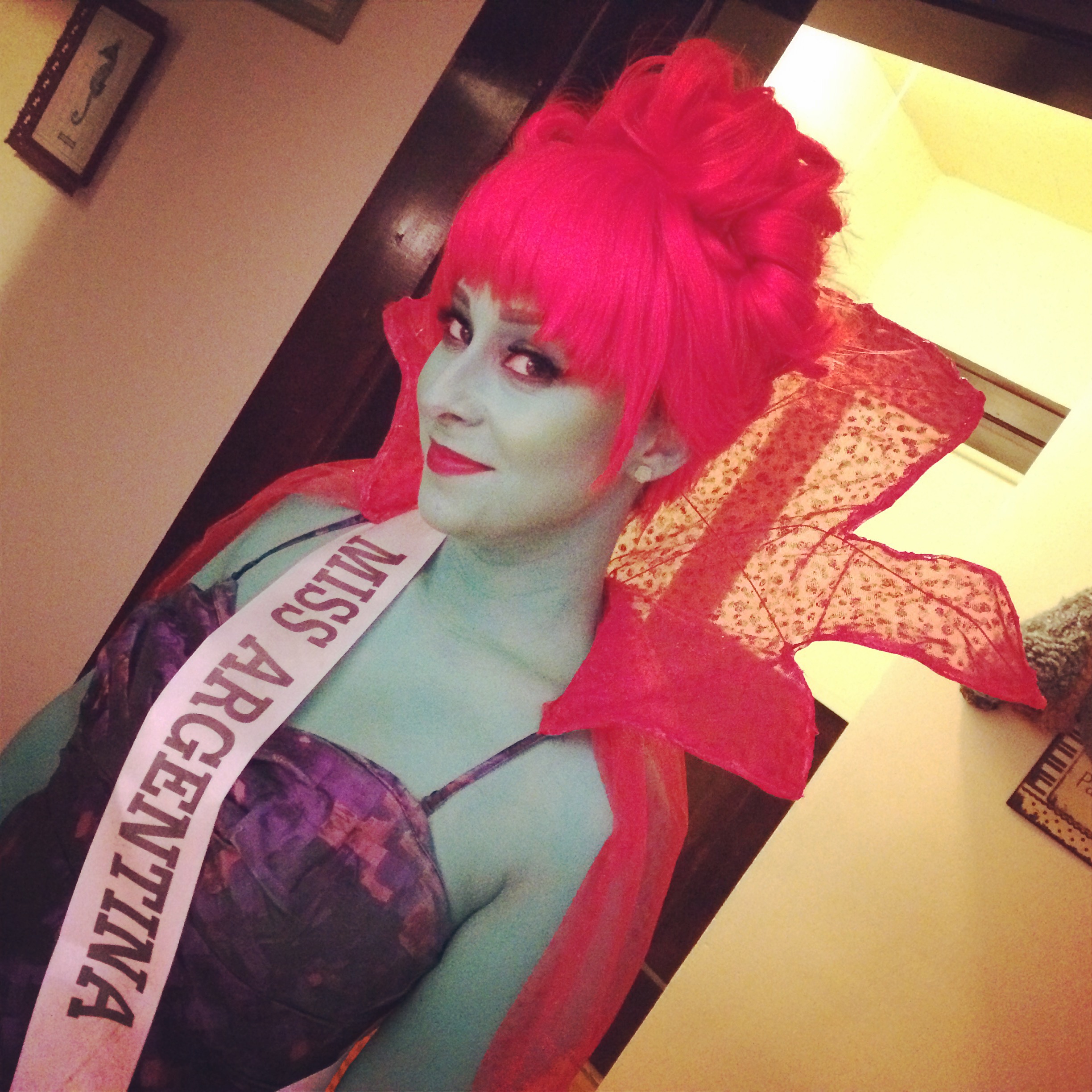 Halloween 2014: Miss Argentina (Beetlejuice) .